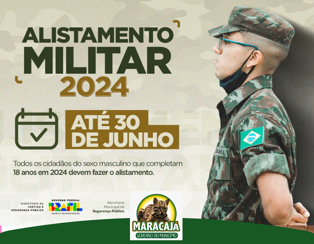 Alistamento Militar Obrigatório termina nesta sexta-feira, 28, de forma  presencial e até o dia 30 de junho,pelo site – Folha Regional